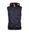 Gilet bleu nuit avec capuche amovible